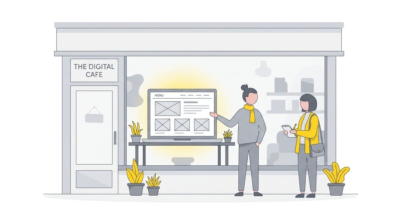 Illustration for Monthly website vs a four-figure agency quote